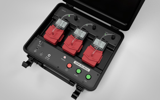 IP68 Rated Wireless Multi Gas Detector for Mining with Real Time Data Logging and Light Sound Vibration Alarm Type