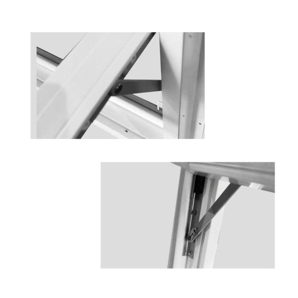 75mm Series Reverse Vinyl UPVC Hopper Window Inward Tilt