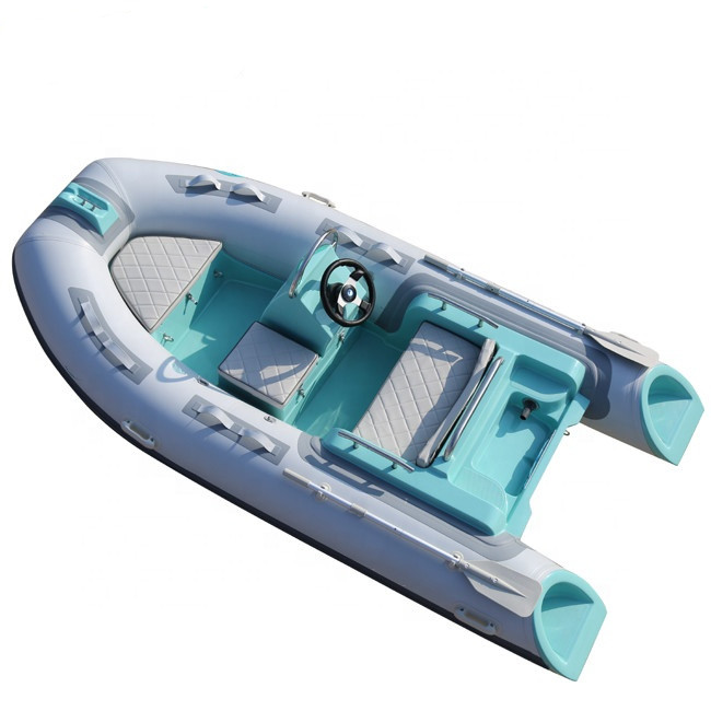 2022 inflatable fishing boats with motors rib boat 12ft rib360C with console and back cabin