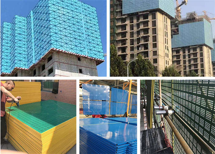 1.2 X 1.8m Perforated Round Hole Construction Site Screens Protective Safety Screens