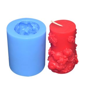 Quality Customized Silicone Candle Mold Sustainable Disposable 3D Candle Moulds wholesale