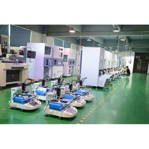 Wisdomshow WDS-620 Triple-Zone Heating BGA Rework Station with HD Optical Alignment and PLC Control