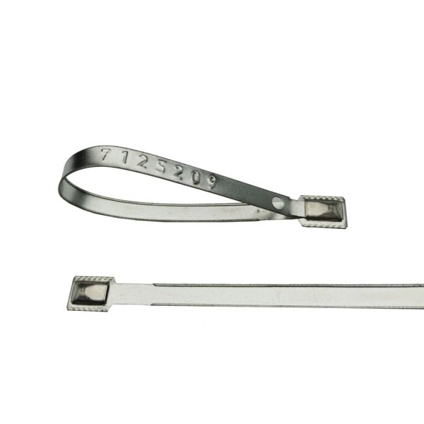 ISO 17712 Certified Metal Strap Seals With 118mm Overall Length For Secure Tamper Proofing