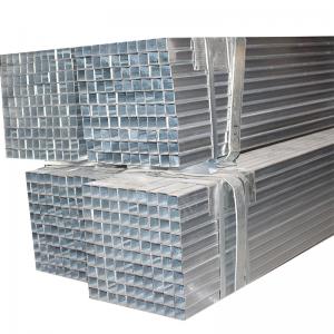 China ASTM A36 Pre-Galvanized Rectangular Welded Steel Tube MS Iron  Square Pipe on sale