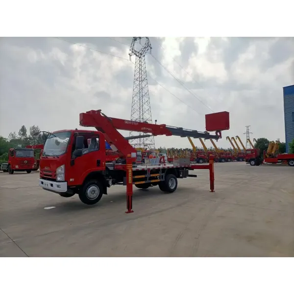 Factory Offers Discounted Prices for New or Used Isuzu 24m Aerial Work Platform Hydraulic Lift Truck