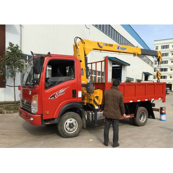 Mechanical Engineering Truck Mounted Mobile Crane / Truck Mounted Lifting Equipment