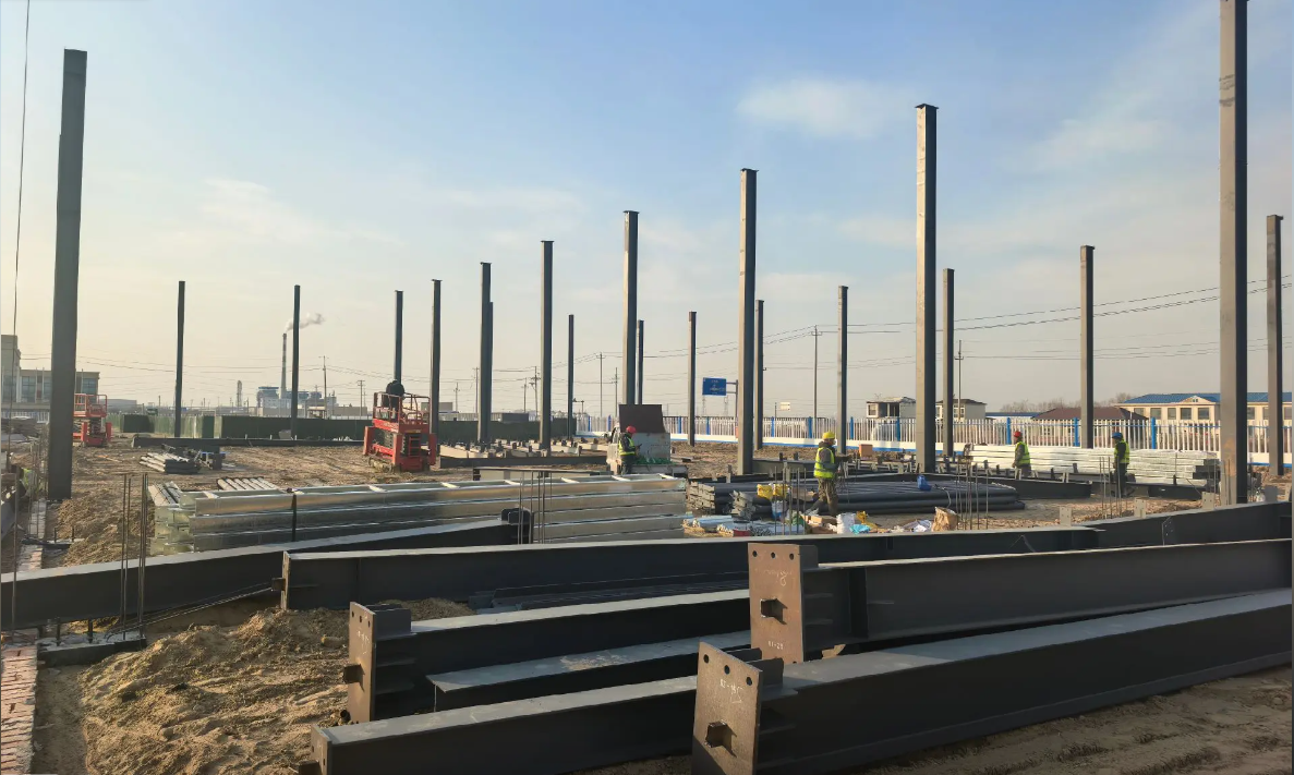 Customized steel structure metal frame factory building design scheme