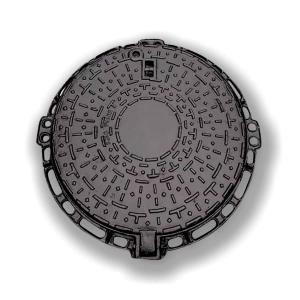 Quality EN124 A15 Cast Iron Manhole Cover , 580mm Circular Inspection Chamber Cover wholesale