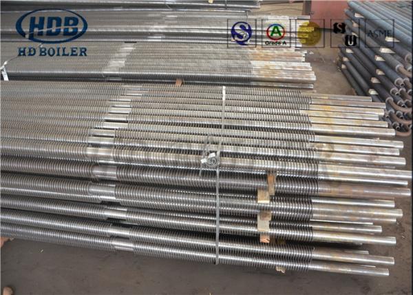 Cheap Stainless Steel Spiral Boiler Heat Exchanger , Boiler Repair Parts Fin Tube ASME Standard for sale