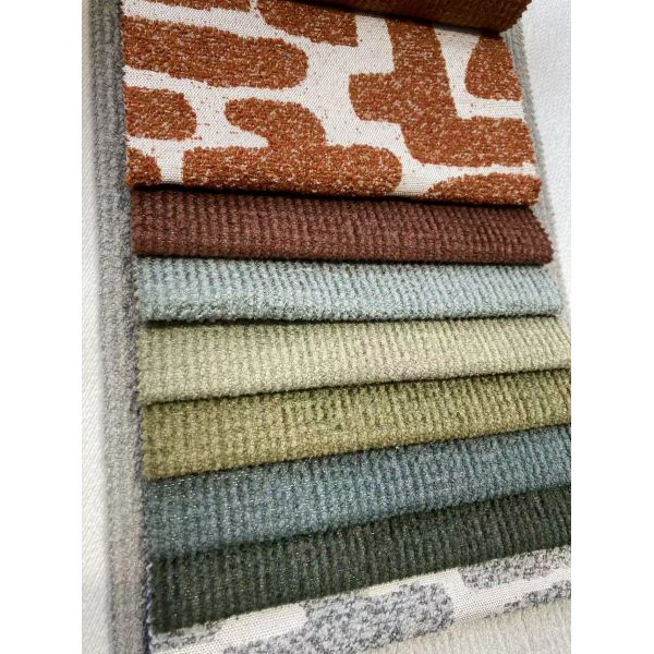 Breathable Jacquard Sofa Fabric OEKO-TEX Certified for Upholstery and Home Textile