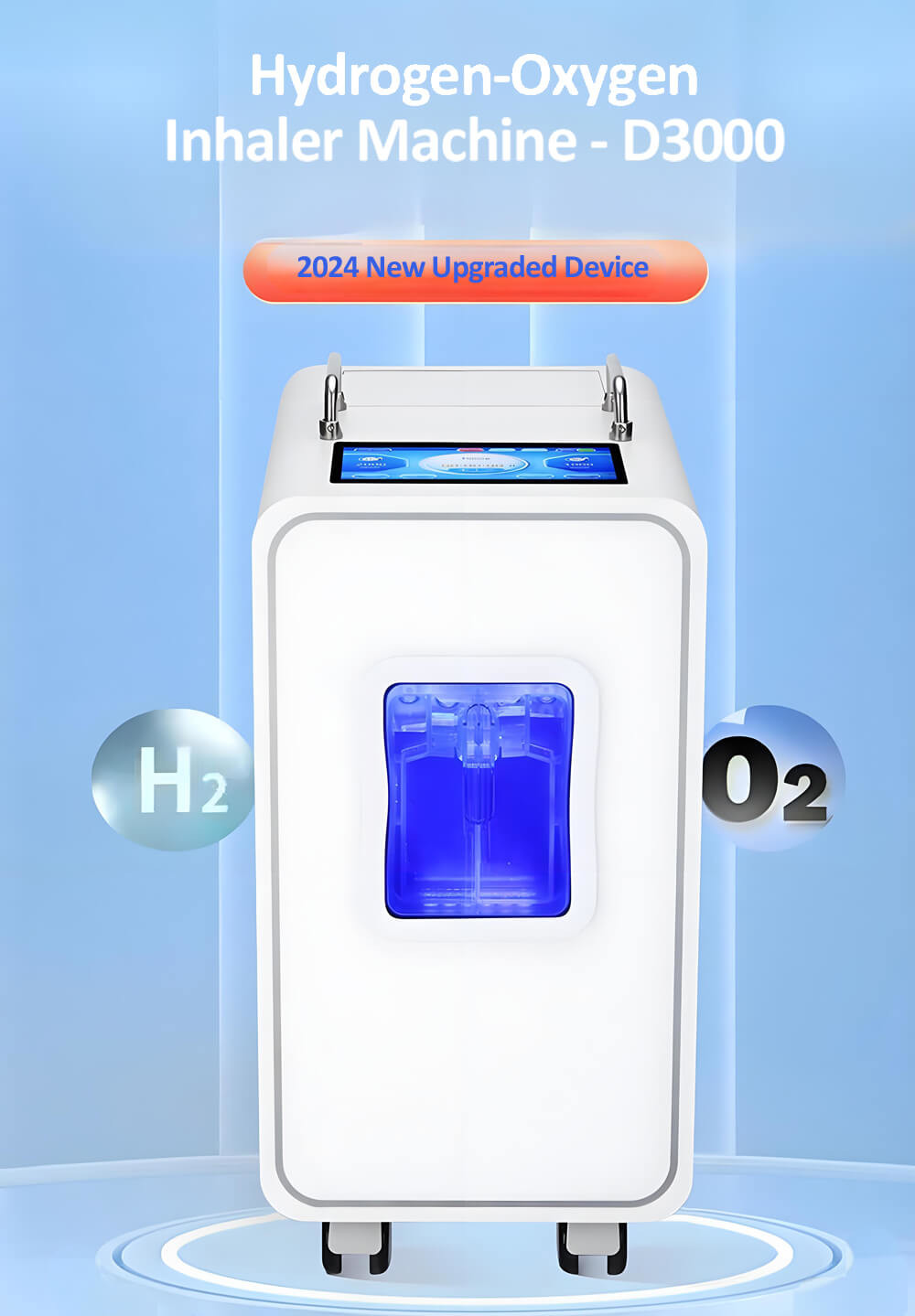Factory 3000ml 3600ml 4200ml Hydrogen Gas Inhaler Generator H2 Inhalation Machine Weizi