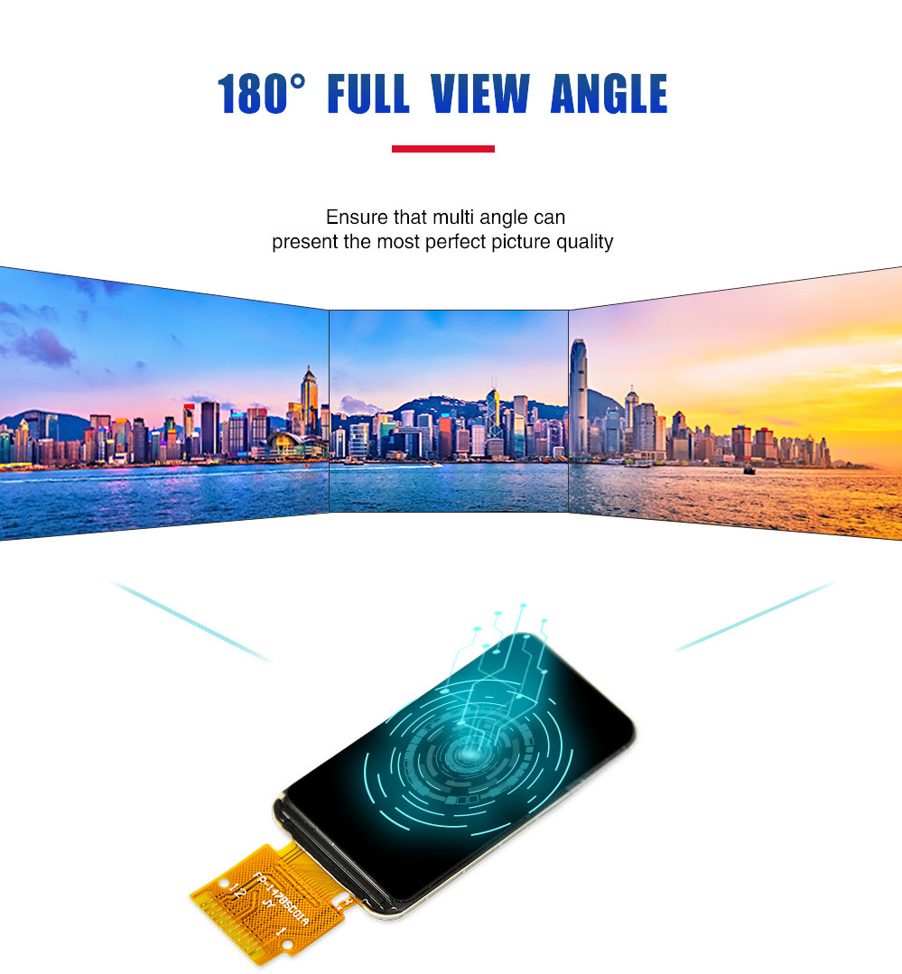 1.47 Inch TFT LCD Module IPS 172x320 Resolution Compact IC ST7789