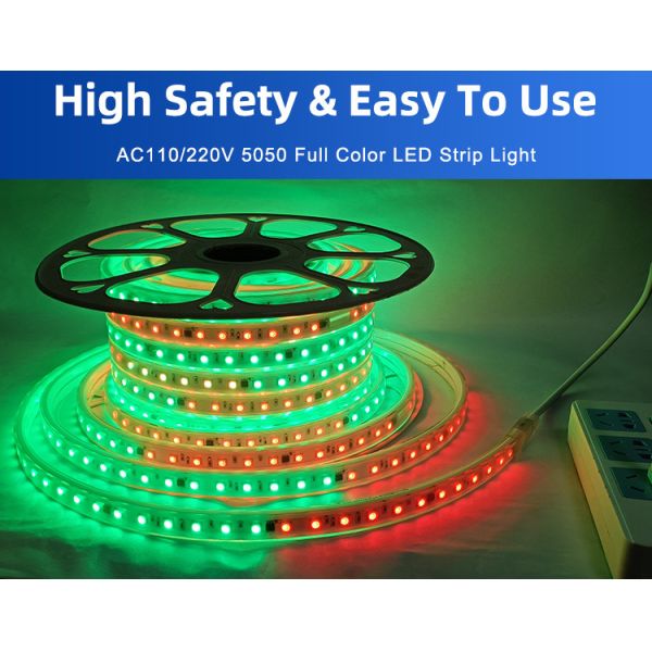 Dimmable LED Pixel Strip , Neon Flexible Strip Light Waterproof Remote Control