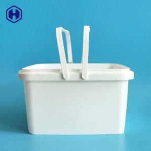 China Microwavable Small Square Plastic Containers Heat Resistant Printing on sale