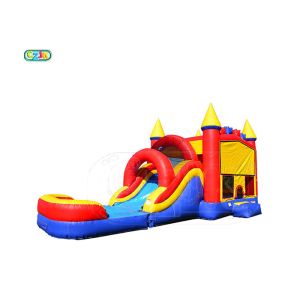 PVC Tarpaulin Bouncy Castle Obstacle Course Waterproof Inflatable Combo