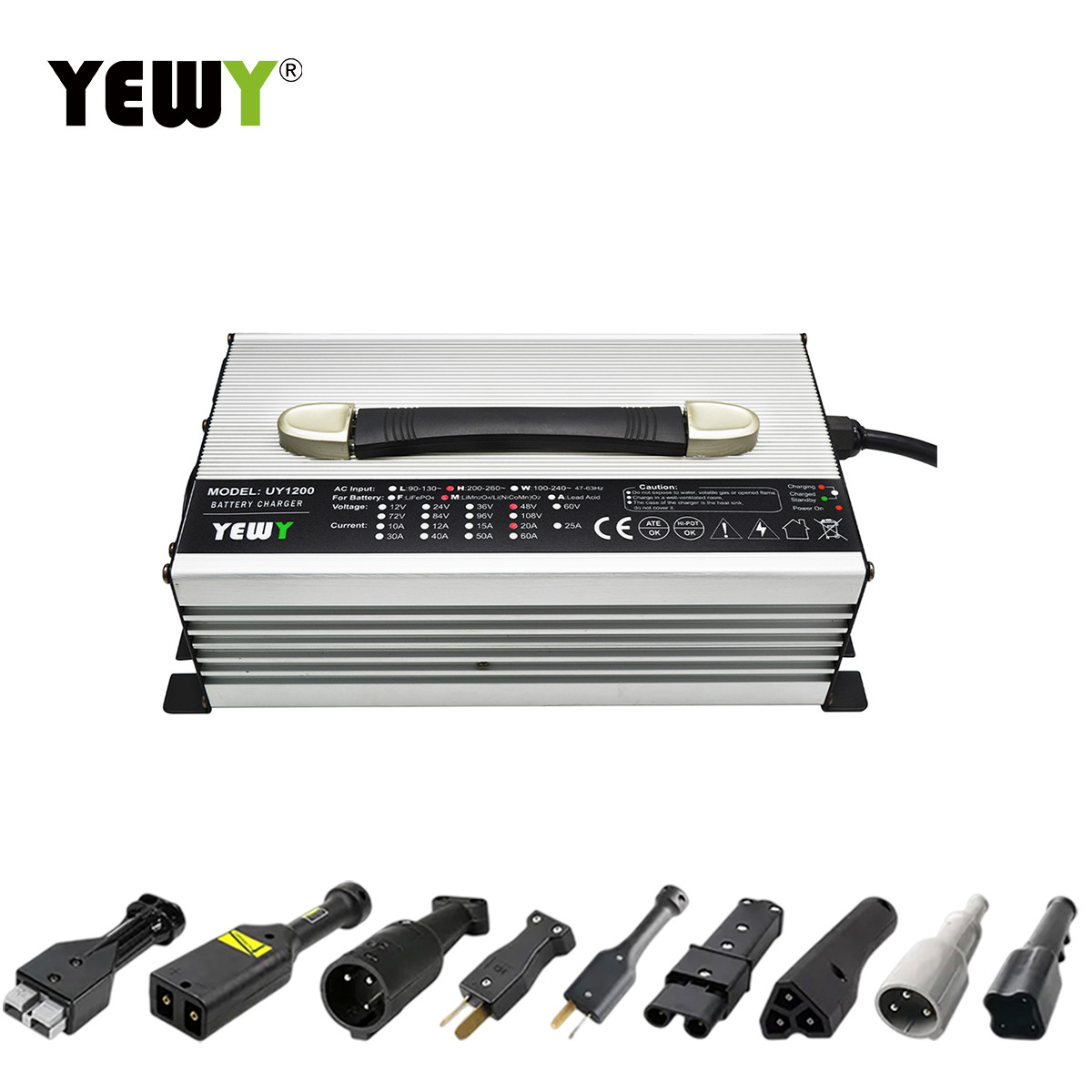 Quality 20A LiFePO4 Battery Pack Charger 48V Intelligent Cooling Fan wholesale