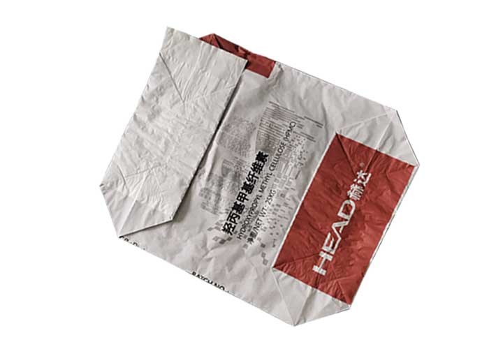 25KG 50KG Pasted Kraft Valve Paper Bags Dry Mortar Packaging