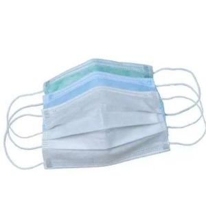 Quality Antibacterial Disposable Face Mask Single Use Elastic Earloops Virus Protection wholesale