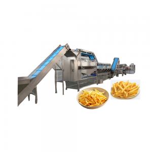 Quality potato chips making machine price small scale semi-automatic frozen french fries potato chips production line wholesale