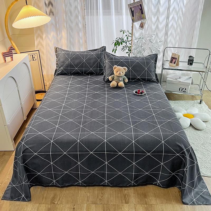 All Seasons Washed Cotton Printed Sheets Sabanas De Algodon for Age Group All 1-1.5kg