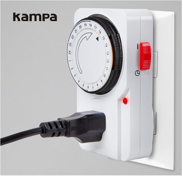 China factory TU-22A Timer Socket Plug 3 Prong Outlet Indoor 24 Hours Heavy Duty Mechanical Grounded Timer