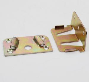 China Powder Coating Metal Bed Frame Parts Bed Hook Plate Bracket Fittings Bed Rail Brackets on sale