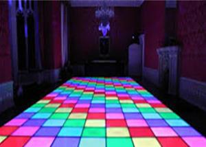 Quality SMD3538 sound active dj led disco dance floor , warm white beam led disco floor panels wholesale