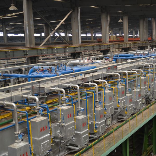 Cold Rolled Coils Continuous Hot Dip Galvanizing Plant 500mm