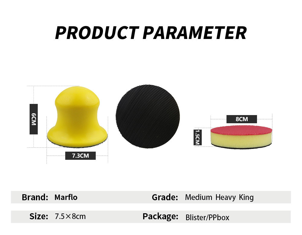 125mm 130mm Clay Bar Polishing Pad Good For Car Washing BSCI Certificated