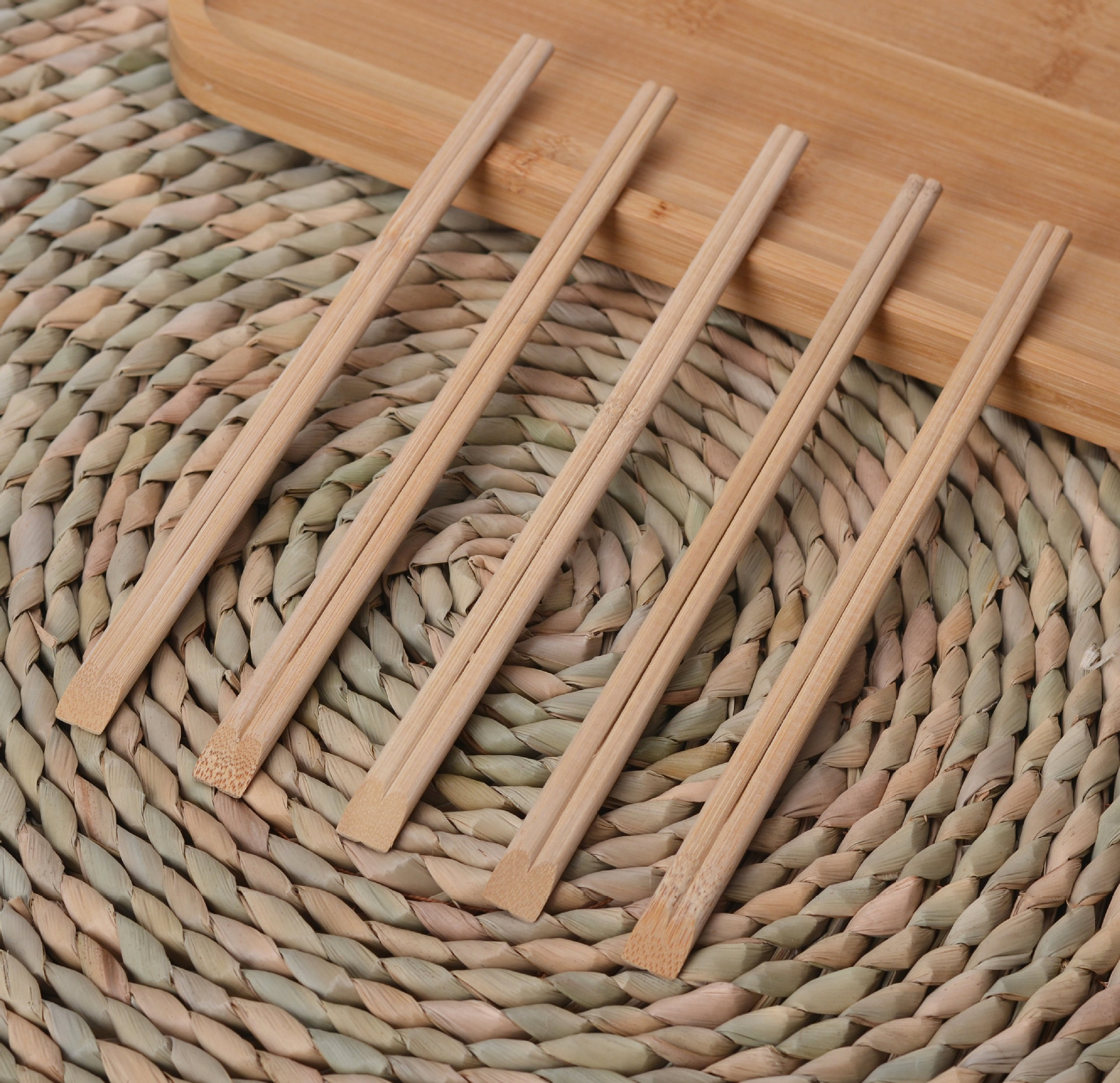 Carbonized Disposable Bamboo Chopsticks Customized Individually Wrapped