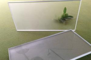 Quality Customized Safety Frosted Glass Acid Etched Glass Ultra Clear Anti Fog Mirror wholesale