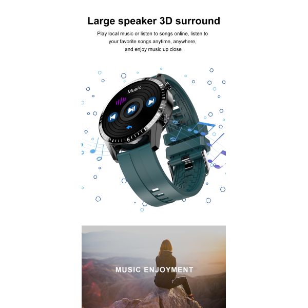 1.3 Inch Call Function Smart Watch , I9 Smart Bracelet Android IOS Compatible