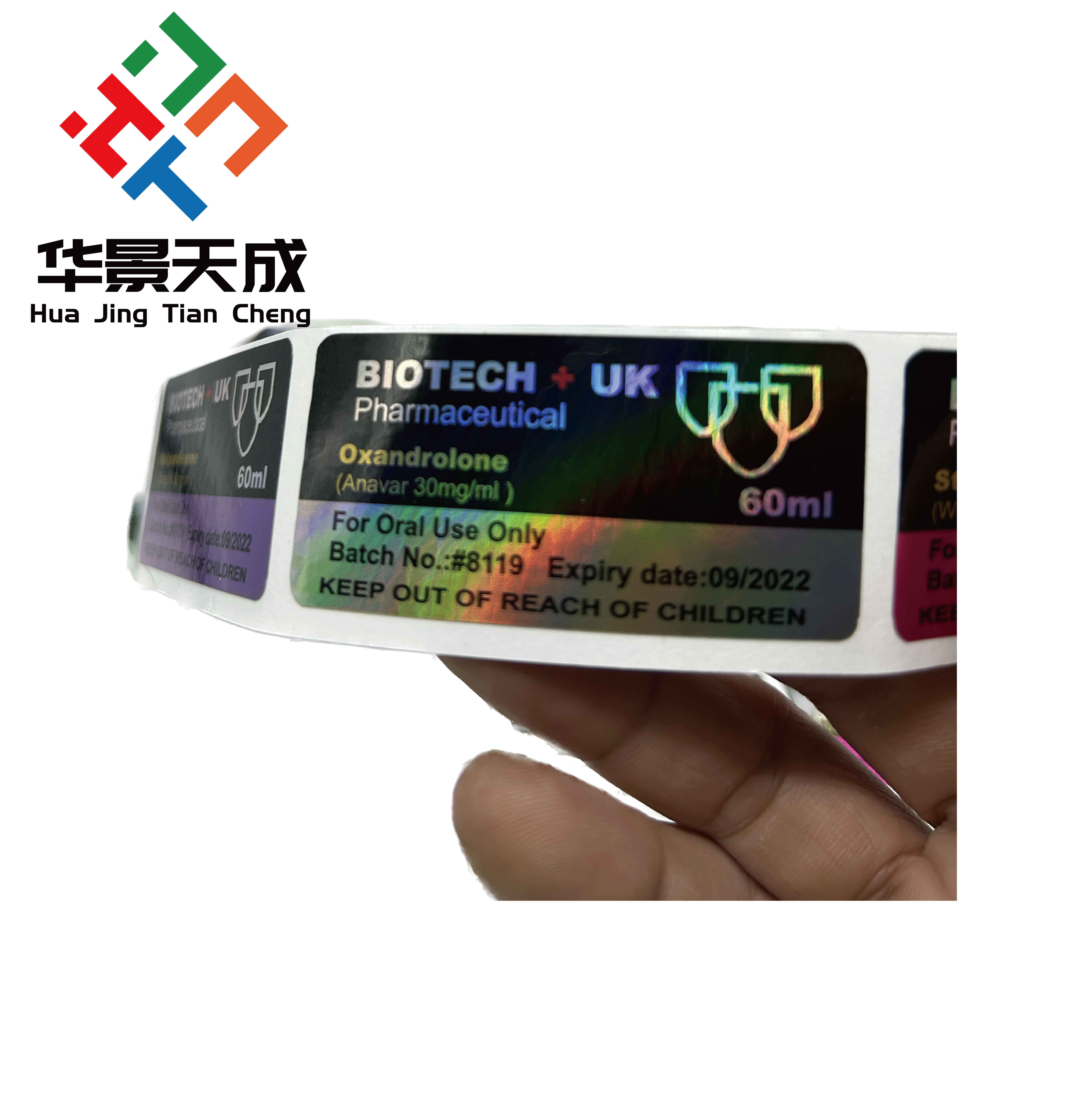 Proof Digital 10ml Vial Labels Customized for Your Packaging Needs