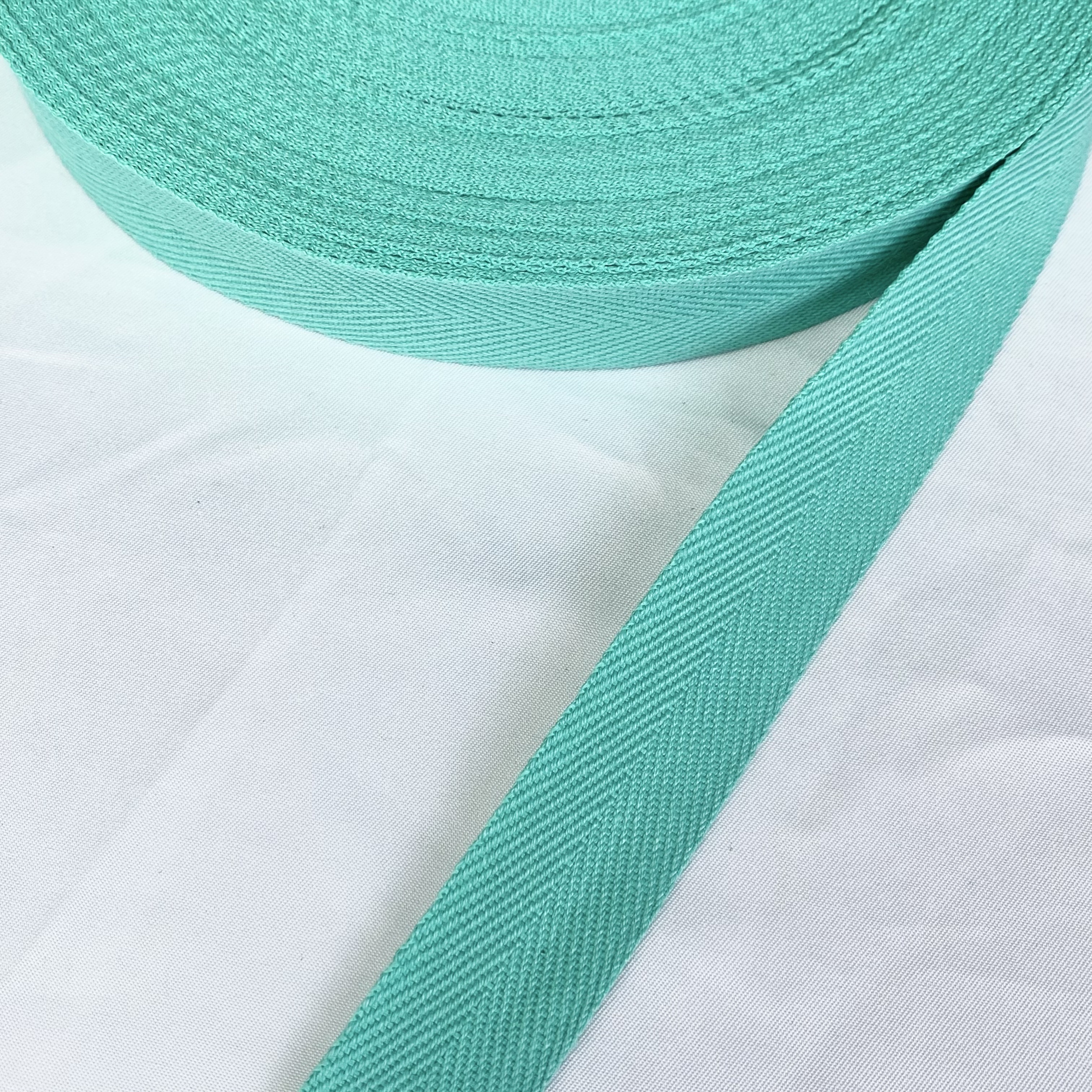 Herringbone polyester-cotton webbing Various colors Backpack strap Belt Handbag strap