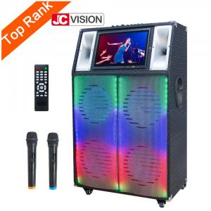 Quality JCVISION ABS Plastic Outdoor Bluetooth Trolley Speaker Wifi With Touch Screen Display wholesale