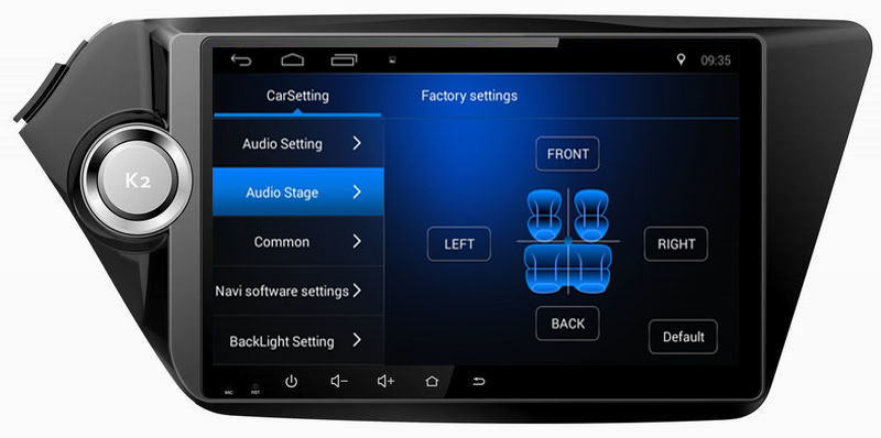 Ouchuangbo car radio head unit android 8.1 for Kia Rio K2 2011-2012 with BT USB wifi SWC dual zone reverse camera