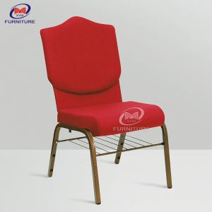 China Custom Upholstered Modern Stackable Church Chair 7KG on sale