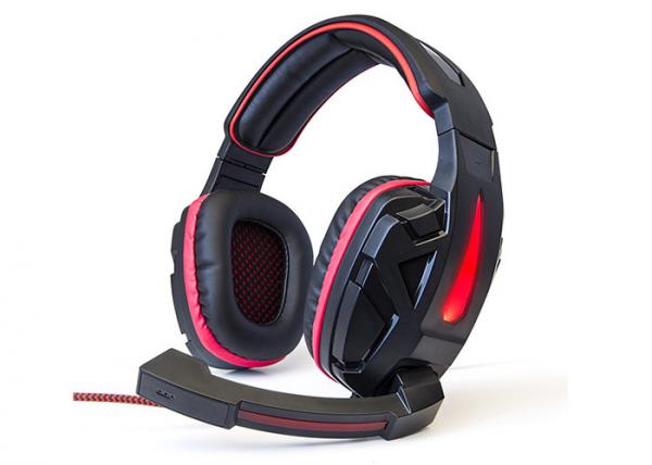 Cheap Easy Operation Usb Gaming Headset , Pc Gaming Headset With Mic Skin Friendly Material for sale