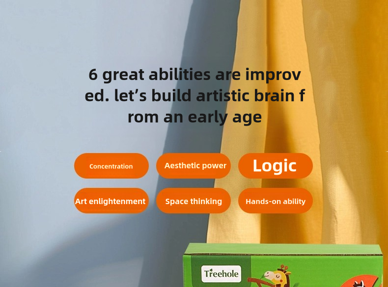 Children Puzzle Board Game Wooden Pair Animal Matching Puzzle Interactive Focus Logic Training Toy Educations Toys for Kids