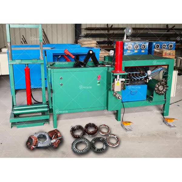 Electric Motor Wrecker Scrap Copper Motor Stator Recycling Machine for Professional