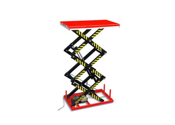 Cheap HT1000 Heavy Duty Design Electric Scissor Lift Table Loading Capacity 1 Ton- 4 Ton Lift Height 3200mm for sale
