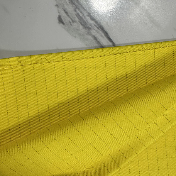 Grey Blue Orange Textile Anti Static CVC Polyester Cotton Antistatic Fabric