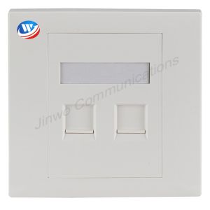 Quality 86mm Telecommunication Network Faceplate RJ45 Socket Wall Face Plate wholesale