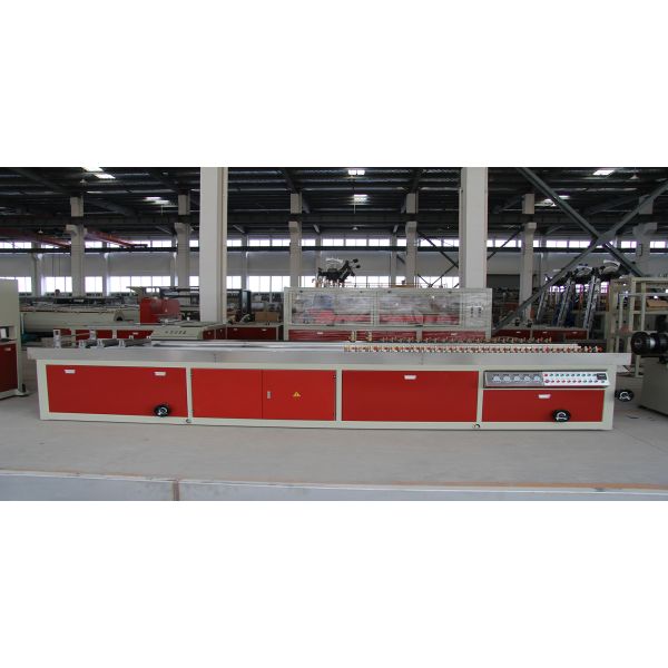 34.7 rpm Screw Speed WPC Wall Panel Extrusion Line2 for Manufacturing Plant Production