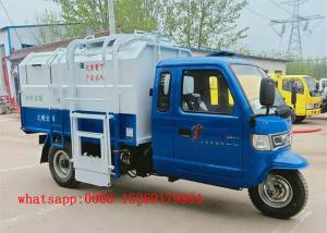 Quality QUALITY Material chinese mini garbage truck 3-wheel 22hp 5cbm small trash trucks for sale wholesale