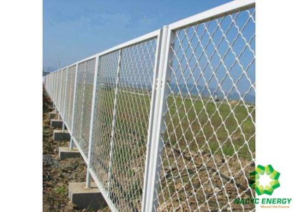 Metal Safety Wire Fence Panels / Galvanized Safety Fence Protect Construction