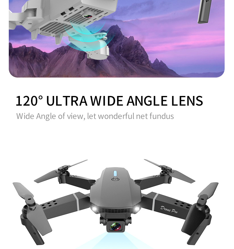 Factory Direct Sales E88 Pro E99 Foldable Long Endurance Fpv Drone With Camera Remote Control UAV Beginner Drone