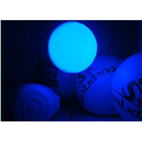 2.5m Advertisement LED Light Balloon / Popular Inflatable Advertising Balloons