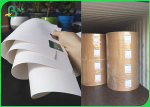 Quality Bleached Kraft Paper Rolls 36 Inch 80gsm 120gsm White Wrapping Paper wholesale