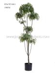 Lifelike Artificial Fern Tree , Artificial House Plants Iron Wire Delightful